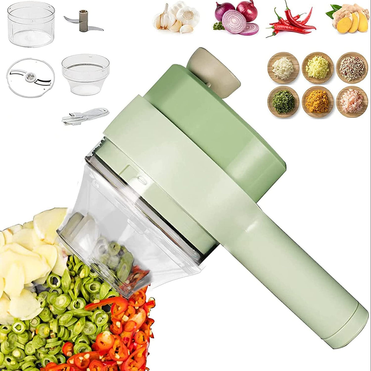 Multifunctional Food Chopper Compact Durable And Easy To Use Kitchen Tool